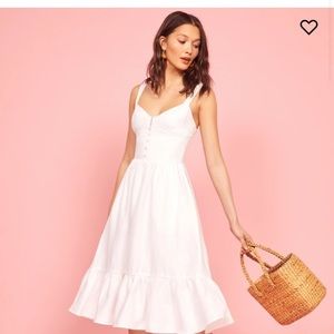 Reformation Dolci Linen Dress